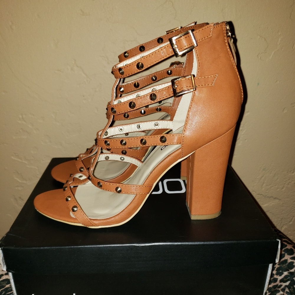 Boohoo Studded Caged Sandals